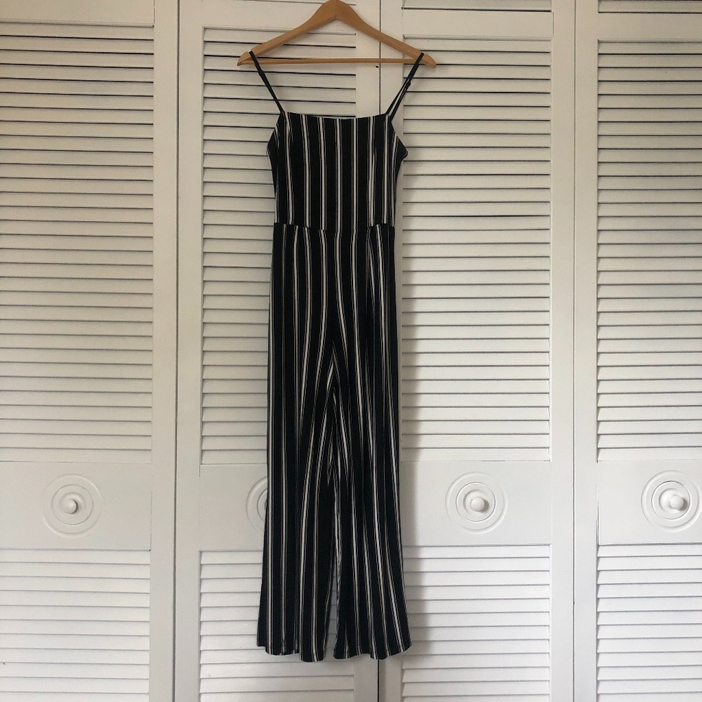 Horizontal Strippe Jumpsuit